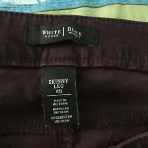 SIZE 4 MAROON PANTS